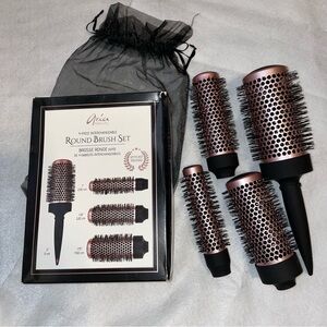 Aria Round Brush Set 4 Piece Interchangeable Brushes